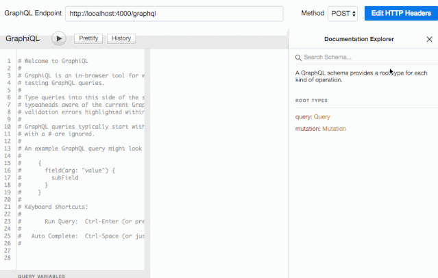 GraphiQL Web 可视化界面
