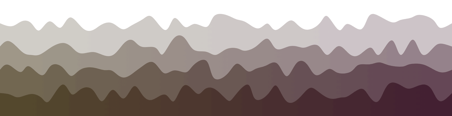 4 层渐变波浪，深色系