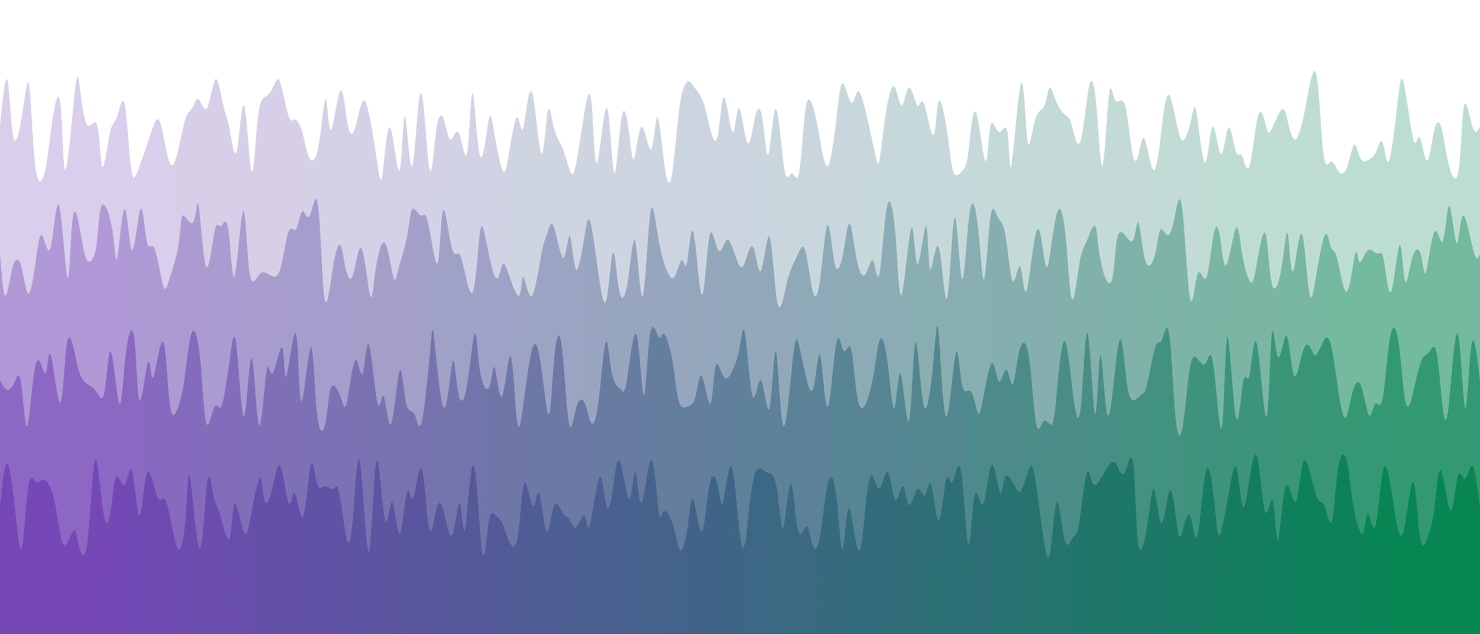 4 层渐变色波浪图，高密度，高逼格